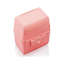 Dünya Plastik Derin Lunch Box Opak 30621 Pembe