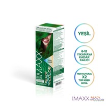 Maxx Deluxe Yarı Kalıcı Saç Boyası 2X50Ml Yeşil