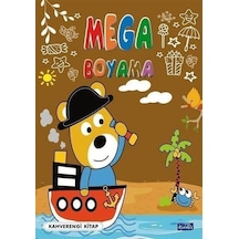 Mega Boyama-kahverengi Kitap