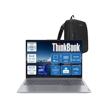 Lenovo ThinkBook 16 G7 ARP IML 21MS008RTRF02 Ultra 7 155H 16 GB 512 GB SSD 16" Free Dos Dizüstü Bilgisayar + Zetta Çanta