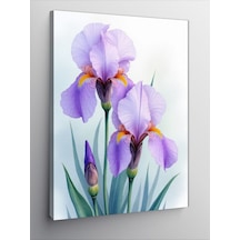 Kanvas Tablo Mor Zarif Süsen 100cmx140cm