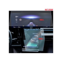 Renault Austral 2025 Hayalet Gösterge Ve Navigasyon Multimedya Uyumlu Set Mat Ekran Koruyucu