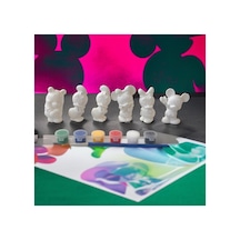 Mickey Mouse 6 Lı Figür Ve Boya Seti 7 Cm Boy
