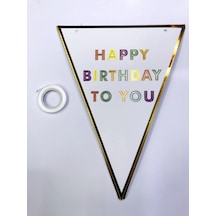 Happy Birthday To You Flama Bayrak Süs Diğer