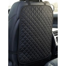 Beylini 2 Adet Araç Içi Koltuk Arkası Koruyucu Toz Engelleyici Suya Dayanıklı Şık Tasarım Oto Araba Koltuk Arkası Kılıfı 45x65 Cm Abanoz - Beyaz