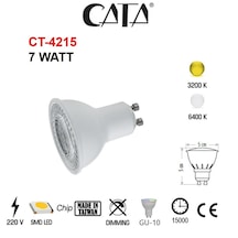 Cata Ct-4215 Led Çanak Ampul (7W)