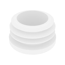 Cateksss 38 Mm Boru İçin Kademeli İçe Geçme Boru Tapası, Boru Kapak, Boru Tapa Beyaz - 5 Li Paket