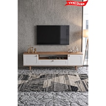 Bohem 180 Cm 3 Kapaklı Tv Ünitesi - Geniş Tv Sehpası - Sunta Çam