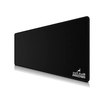 Kaymaz Tabanlı Uzun Fare Altlığı, Dikişli Kenarlar, Pürüzsüz Yüzey 90x40 Cm