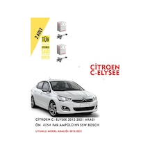 Citroen C- Elysee 2012-2021 Arası Ön Kısa Far Ampülü 2 Adet Sarı Renk