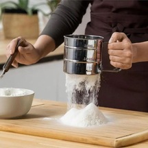 Paslanmaz Çelik Un Eleği 250 Gr Kapasiteli Çelik Un Elek 250 Gr Tekli Diğer