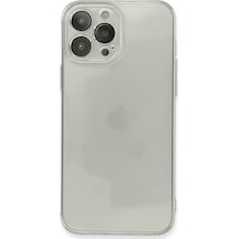 Newface Apple Uyumlu iPhone 13 Pro Max Kılıf Fly Lens Silikon - Şeffaf Şeffaf