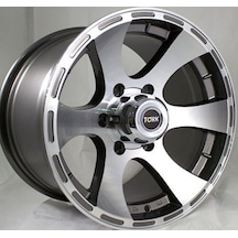 4X4 ARAÇLAR İÇİN UYUMLU JANT   Tork-886 6x139.7 8x16 Et0 Cb110 Gun Machıned