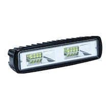 Led Gündüz Farı Alttan Bağlantı Dikdörtgen 12/24v E-belgeli 16w