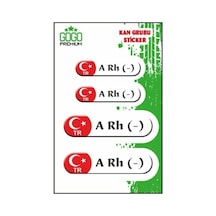 Kan Grubu Iıı A Rh - Beyaz Dörtlü Damla Etiket Standart 92862607