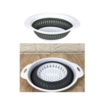 Plastik, Katlanır, Taşınabilir, Oval Akordiyon Katlanır Süzgeç Plastik Diğer