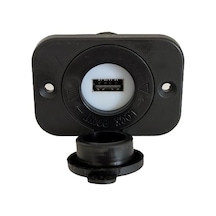TEKLİ USB ŞARJ SOKETİ 12V/24  5V/3A YAT,KARAVAN,MARİNE
