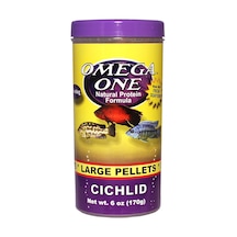 Omega One Cichlid Large Pellets 490ml / 170gr