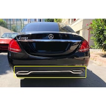 Mercedes W205 C Serisi Comfort 14-17 Arka Tampon Altı Difüzör 3 P