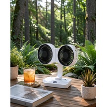 Çift Başlıklı Duvara Montajlı Vantilatör Uczzsp012fan-1