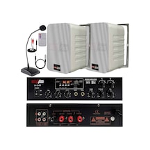 Lastvoice Large Paket-1 Hoparlör ve Anfi Anons Ses Sistemi Seti