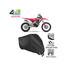 Honda Crf 450X Motosiklet Brandası ( Kilit Uyumlu - Siyah