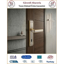 Sofuoğlu Seyhan Aynalı Kapı Kolu - Albifirin Saten - Oda