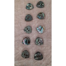Doğal Hakiki İnci Midye Kabugu Düğme 17 Mm 10 Adet