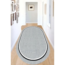 Chilai Home Rowng Füme Dekoratif Halı Djt Oval Füme