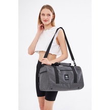 Sporgri Superbag Seyahat Spor Çantası Kadın Erkek Unisex Gri