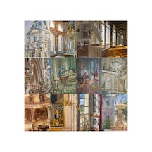 12 Parça A5 Vintage Fransız Sanatı Yağlıboya Poster Seti French Aesthetic Wall Collage Duvar Afişi