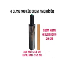 Sandofis 4 Class 100'lük Krom Amortisör