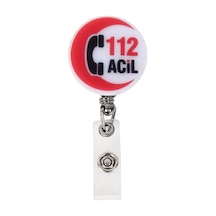 112 Acil Temalı Yoyo Yaka Kartlığı AKS-ACL-002