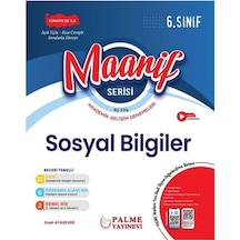Palme 6.sınıf Maarif Serisi Sosyal Bilgiler Haftalık Deneme 40föy