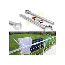 Küpeşte Balkon Demiri Çamaşır Askısı Balkon Çamaşır Askılığı