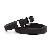 Doggie Yağlı Deri Köpek Boyun Tasması L Kahverengi 2x35-40 CM