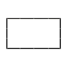 Geeroyoo Taşınabilir Katlanır 72 İnç Hd Projeksiyon Perdesi - Açık Hava & Ev Sineması 16:9 3d Uyumlu Jzr-gy