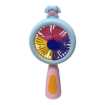19 Cm Işıklı Şarjlı 2 Kademe El Fanı 9532