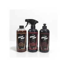 Shine Wax Ppf Şampuan & Jant Temizleyici & Lastik Parlatıcı Jel 500 Ml 3'lü Set