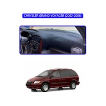 Chrysler Grand Voyager 2002-2006torpido Koruma Halısı Mavi Kenar