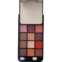 Mst Cosmetic Aynalı Far Paleti 12'li
