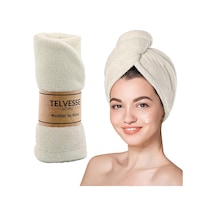 Mikrofiber Saç Havlusu Süper Emici Hızlı Kuruyan Türban Saç Havlusu Şapkası Uzun Kıvırcık Kalın Saçlar Çok Renkli