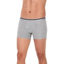 6 Adet Yıldız Erkek Likralı Formen Boxer Short Gri 367 001