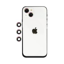 Newface Apple İphone 14 Shine Kamera Lens - Rainbow Gökkuşağı