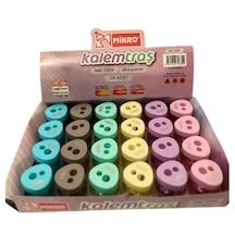 Mikro Kalemtraş Üçgen Mk 1009 Pastel Sarı