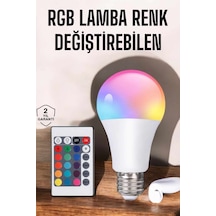 Led Ampul Enerji Dostu Rgb Işıklı 100w Led Işık - Lisinya Çok Renkli 98661497