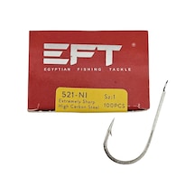 Eft 521 Kısa Sap Düz Çelik İğne 100 Adet 5