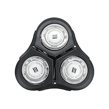 Geeksen Razor Üç Yüzer Bıçaklı Yedek Başlıklar Yıkanabilir Elektrikli Tıraş Başlıkları No-relco Rq11 2d Modelleri İçin Yedek
