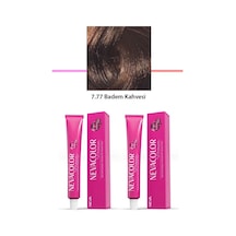 2 Li Set Premium 7.77 Badem Kahvesi - Kalıcı Saç Boyası 2 X 50 G Tüp