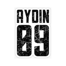 09 AYDIN Sticker Yapıştırma Oto Etiket 17cm